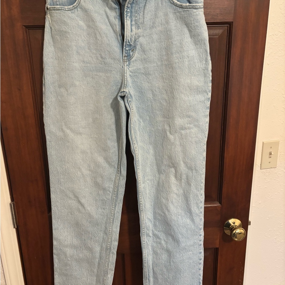 Abercrombie & Fitch Blue Straight Leg Jeans - Picture 3 of 5